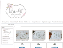 Tablet Screenshot of lila-art.pl